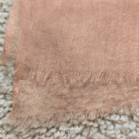 NWOT Ovcio Cashmere Featherlight Scarf in Mocha - Picture 7 of 13